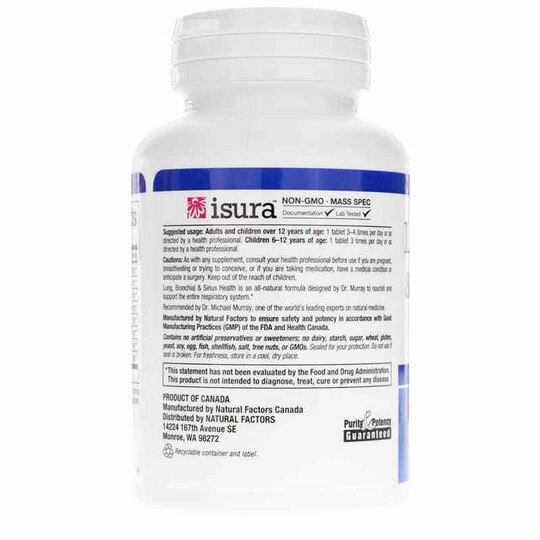 Lung, Bronchial & Sinus Health, NF